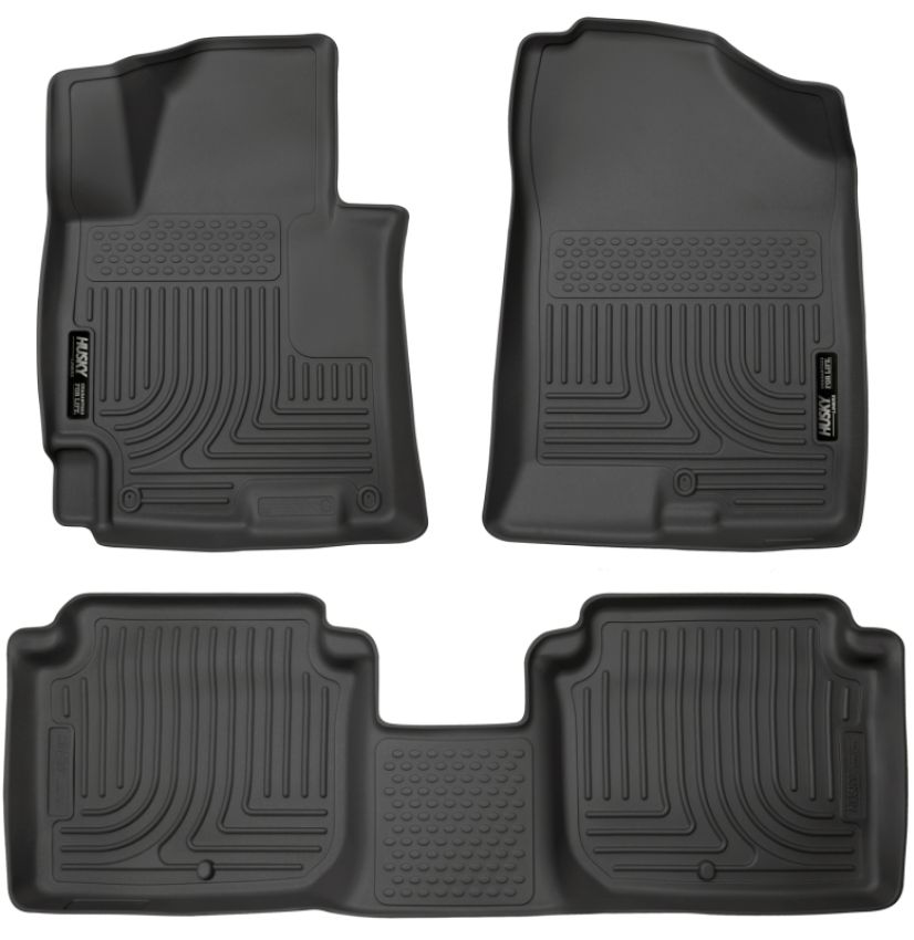 Husky Liners 98941 2014-2016 Hyundai Elantra WeatherBeater Combo Black Floor Liners