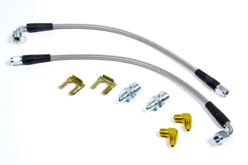 Wilwood 220-10509 Flexline Kit 64-72 Most GM 90 Degree Hose end