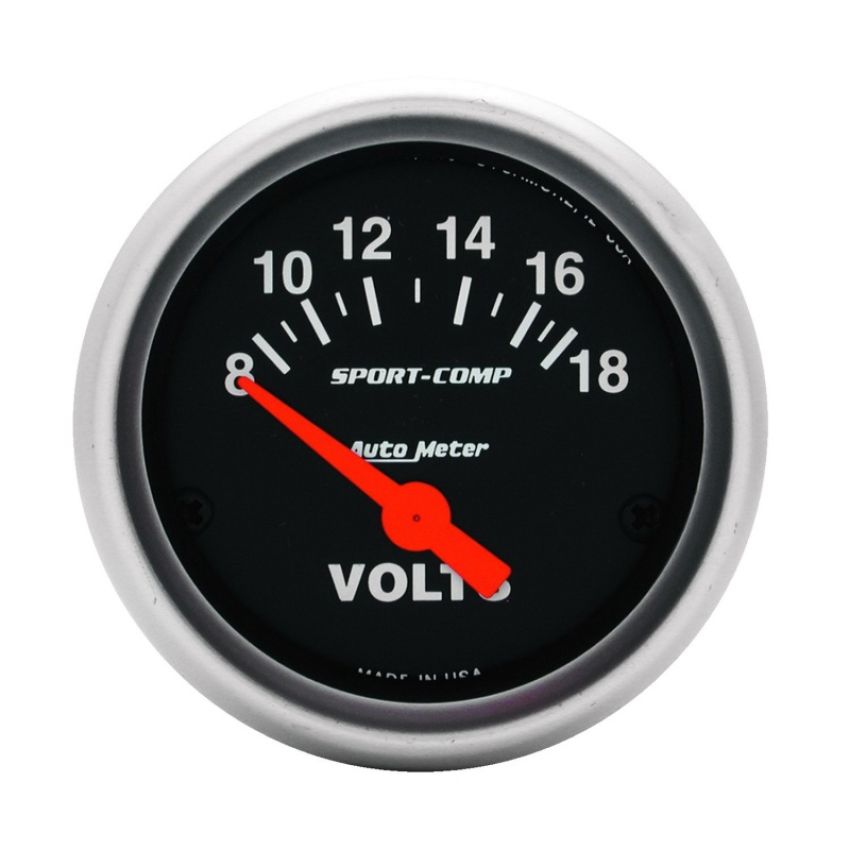 AutoMeter 3391 GAUGE, VOLTMETER, 2 1/16