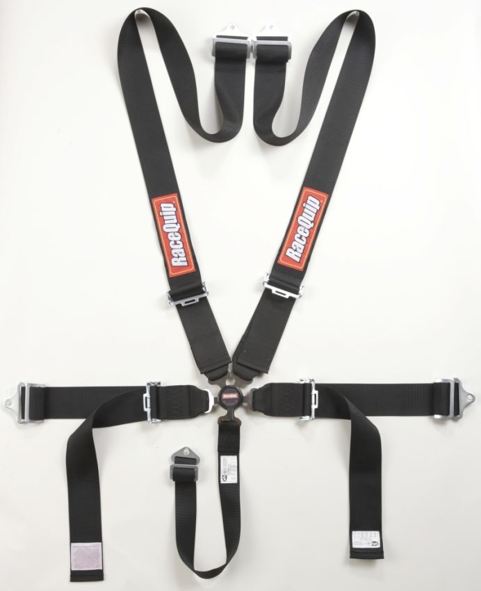 Racequip 741001 Black SFI CAMLOCK 5pt PD Lap Seat Belt