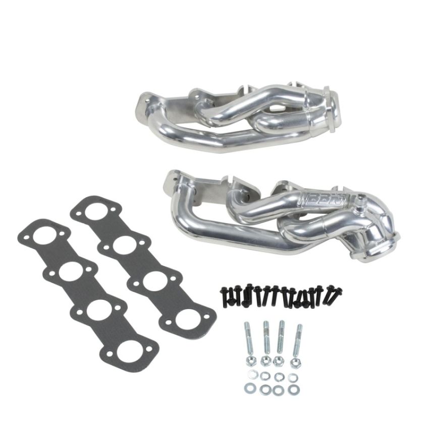 BBK Performance Parts 35150 97-03 FORD F150 97-02 FORD EXP 4.6L 1-5/8 SHORTY HEADERS (POL SILVER CERAMIC)