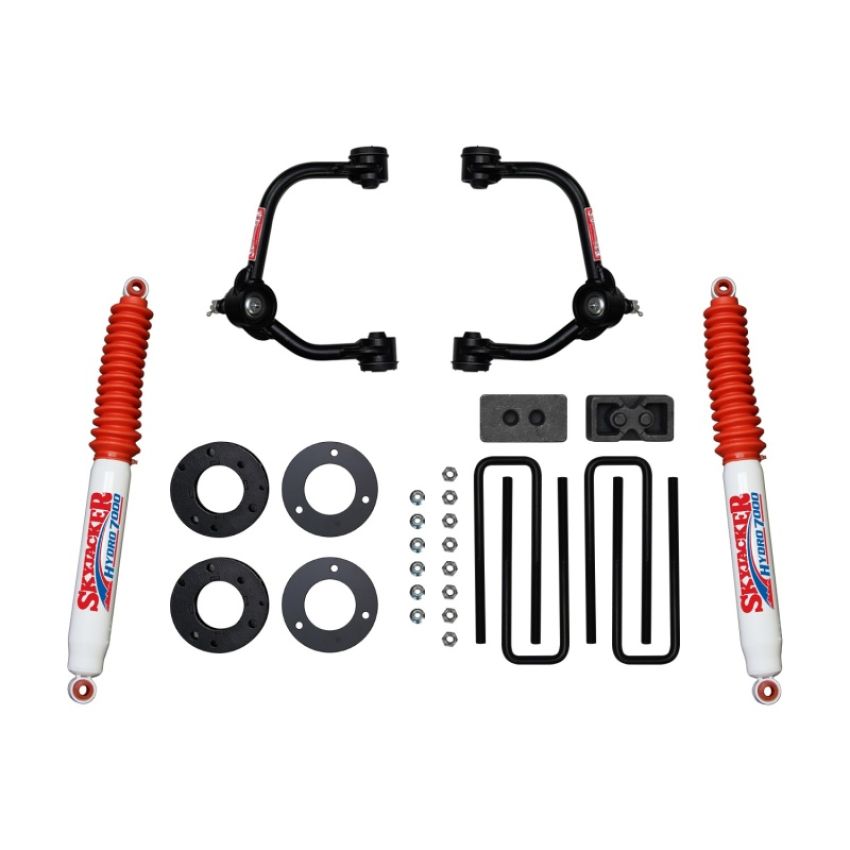 Skyjacker F1430PH 14-20 Ford F150 2WD/4WD 3in UCA Lift Kit w/Rear Hydro 7000 Shocks