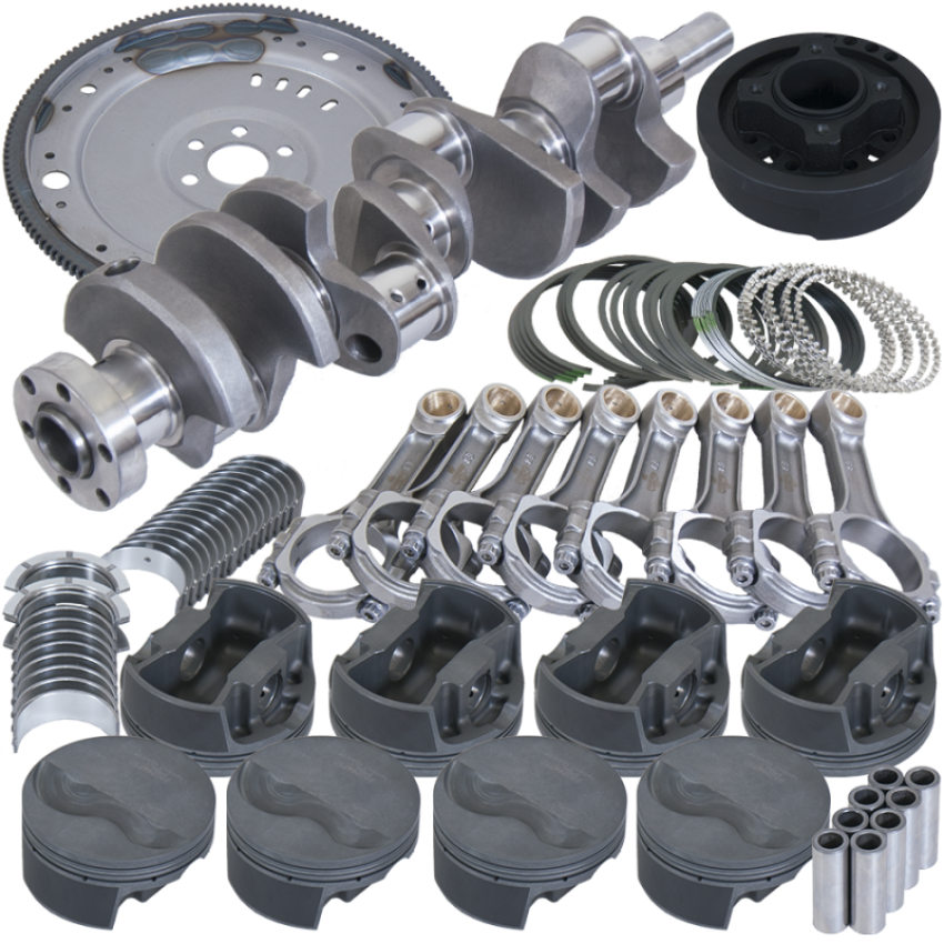 Eagle B16003EA030 Ford 302 V-Rib Belt 157 Tooth Flexplate Balanced Rotating Assembly - 5.400in I-Beam +.030 Bore