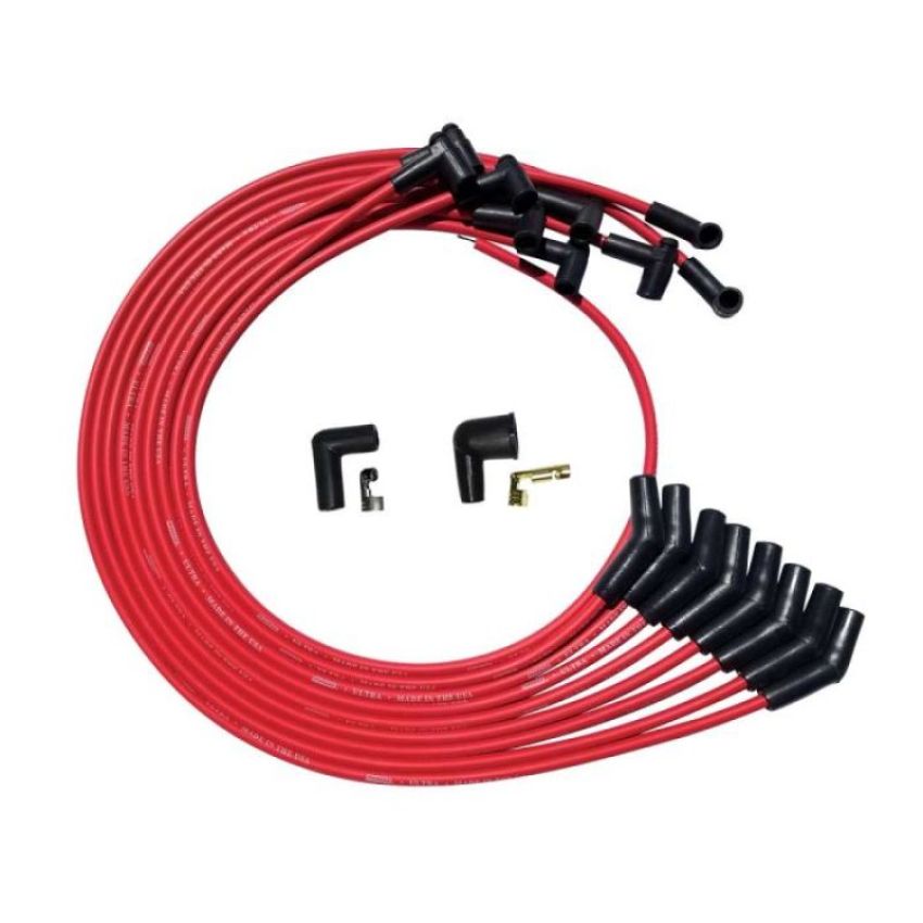 MOROSO MOR52045 Ultra Plug Wire Set BBC Under V/C Red
