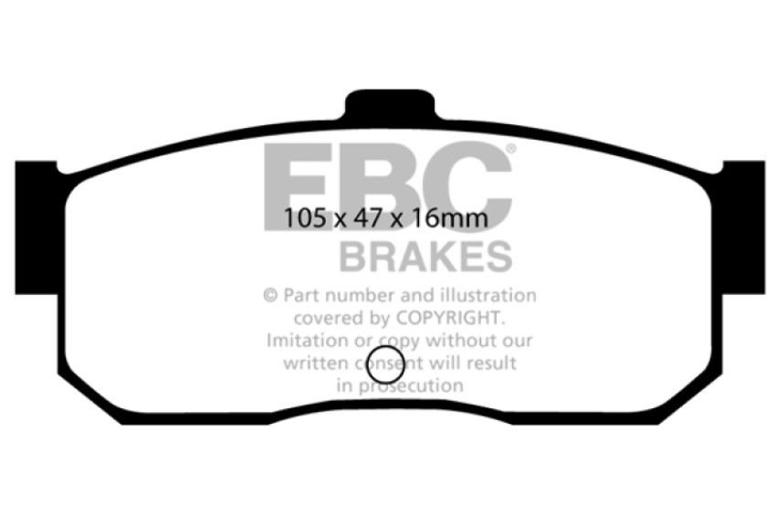 EBC Brakes DP3889C Redstuff Ceramic Low Dust Brake Pads