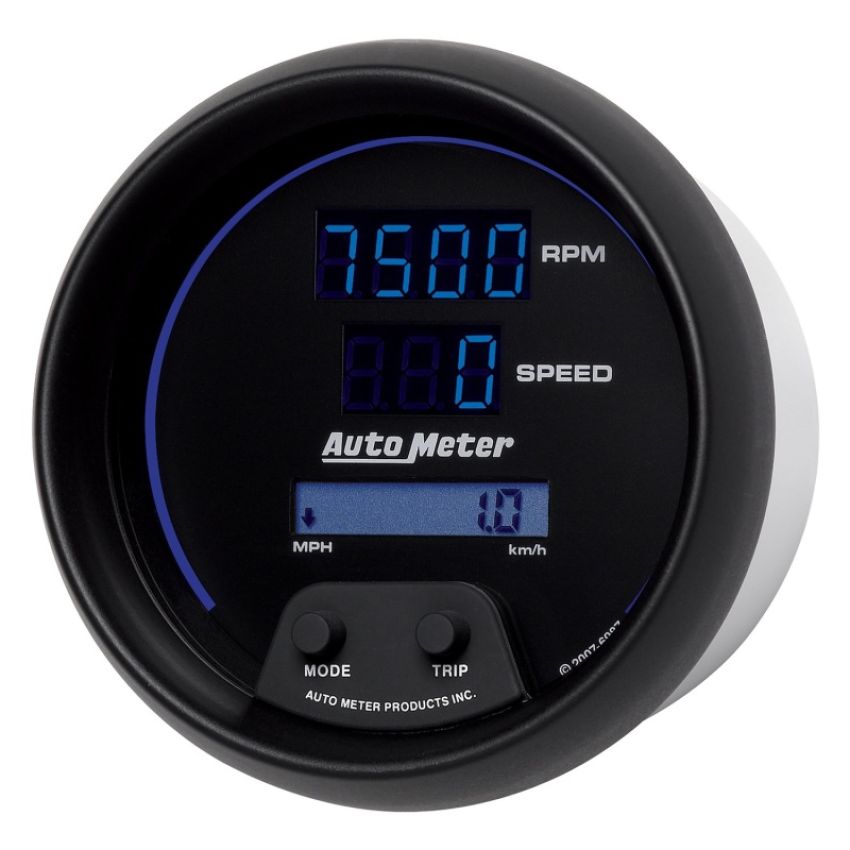 AutoMeter 6987 GAUGE, TACH/SPEEDO, 3 3/8