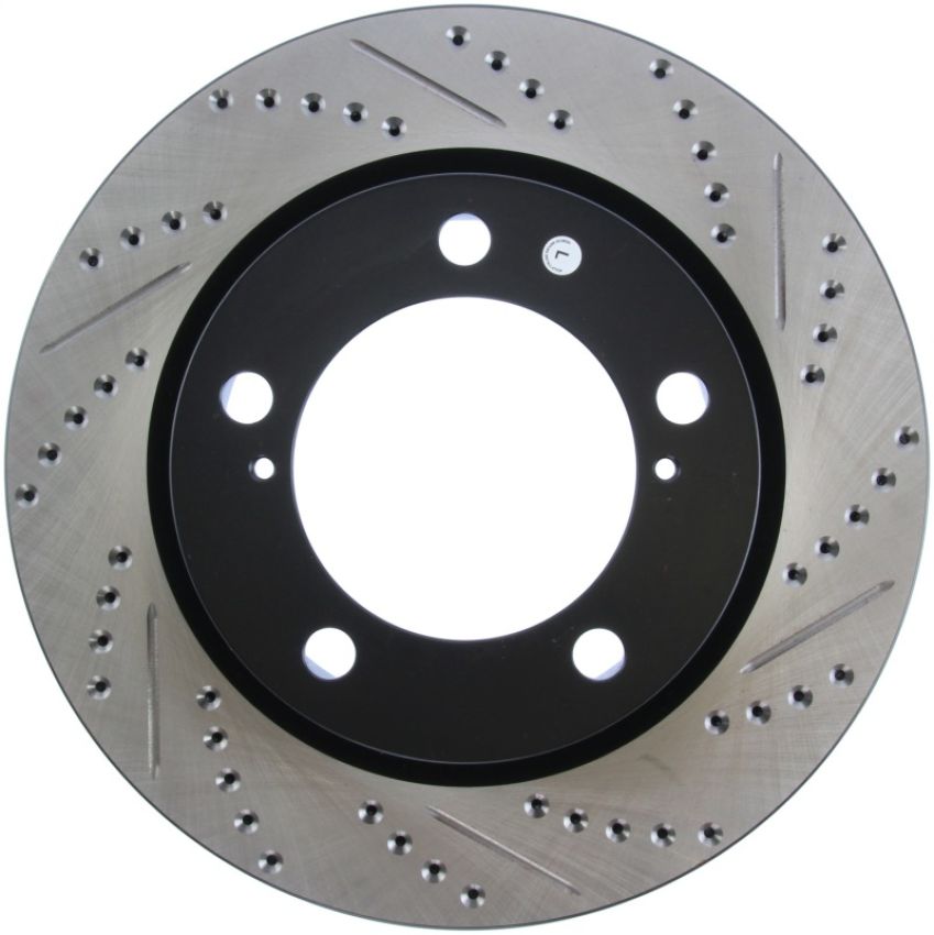 Stoptech 127.44162L Slotted & Drilled Sport Brake Rotor