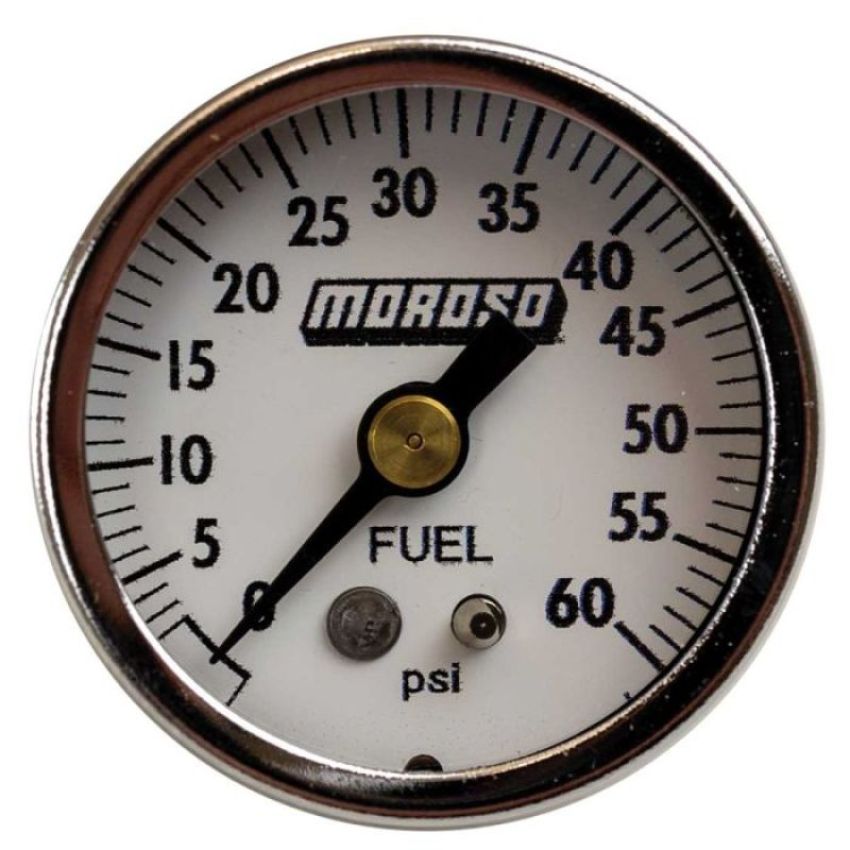 Moroso 65372 Fuel Pressure Gauge - 0-60psi