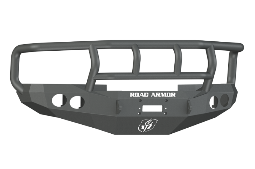 Road Armor 47012B 97-01 Dodge 1500 Stealth Front Winch Bumper w/Titan II Guard - Tex Blk