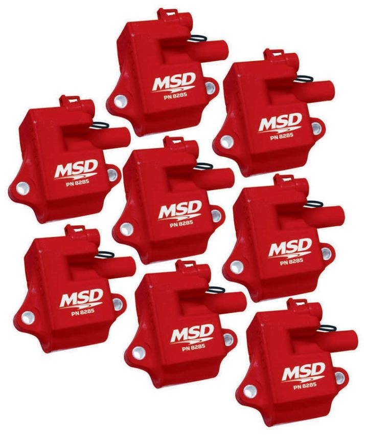 MSD IGNITION MSD82858 GM LS Series Coils - (8) (LS-1/6)