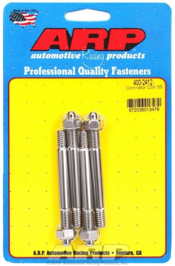 ARP ARP400-2412 S/S Carburetor Stud Kit 5/16in x  3.200in OAL