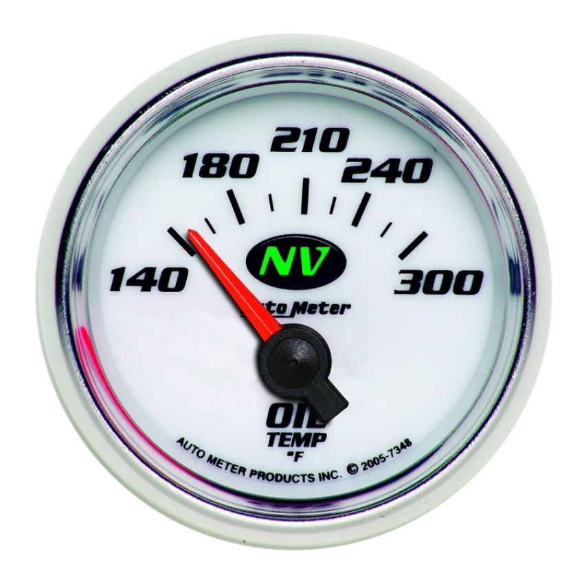 AutoMeter 7348 GAUGE, OIL TEMP, 2 1/16