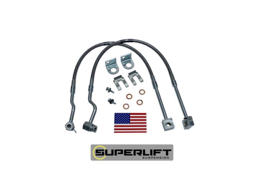 Superlift 91230 87-90 Ford Ranger Explorer and Bronco II w/ 4-6in Lift Kit Bullet Proof Brake Hoses