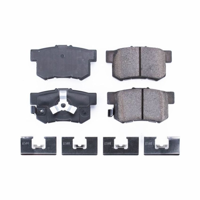 PowerStop 17-1086 PowerStop - Z17 Low-Dust Ceramic Brake Pads with Hardware