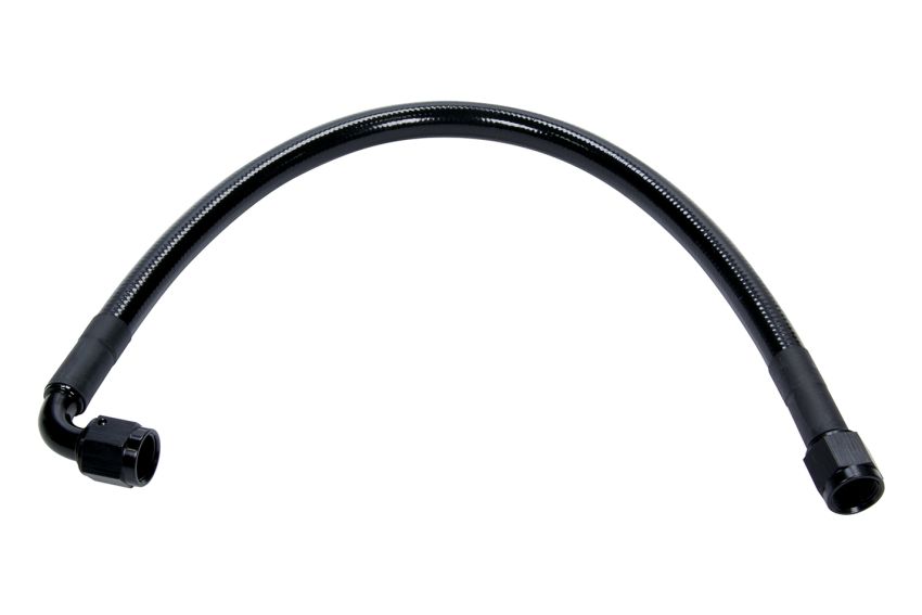 ALLSTAR PERFORMANCE ALL48466-12 Coated Braided Line 12in #6 Hose -6 Str/-6 90 Deg