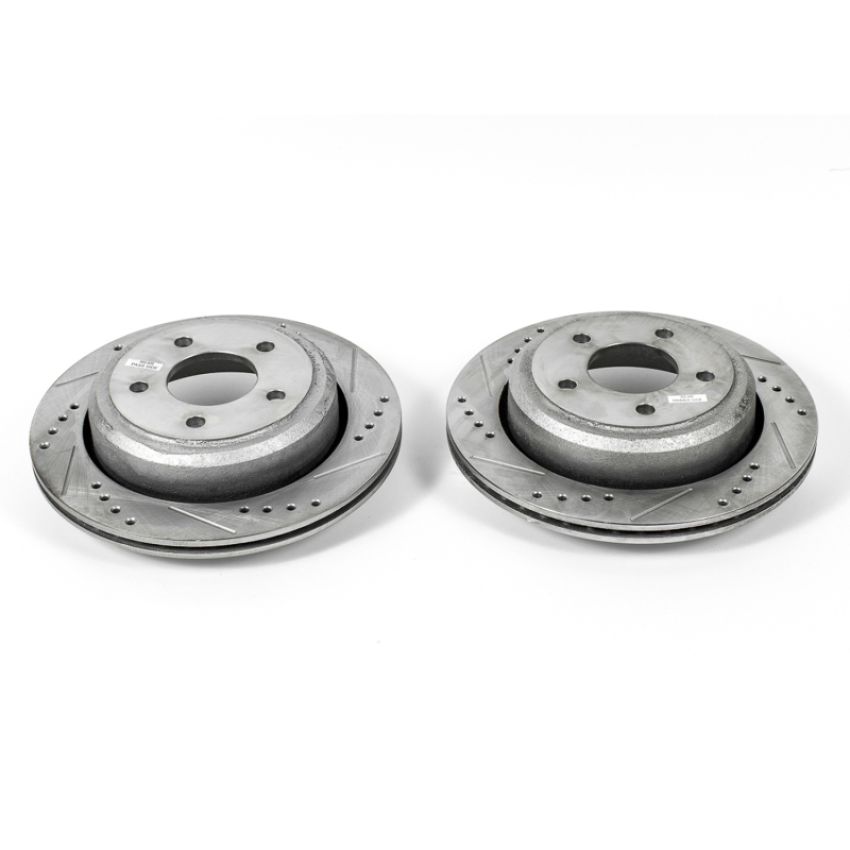 PowerStop AR85135XPR PowerStop Evolution Performance Drilled, Slotted & Plated Brake Rotor Pair