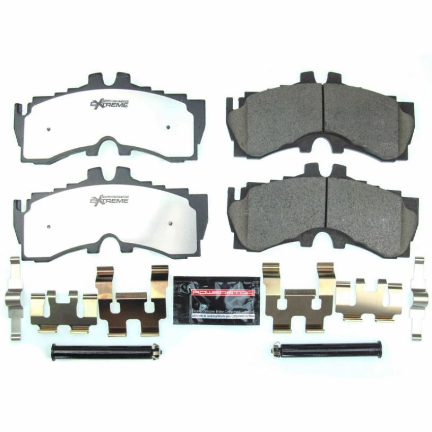 PowerStop Z26-2062 PowerStop - Z26 Performance Carbon-Fiber Ceramic Brake Pads with Hardware Kit