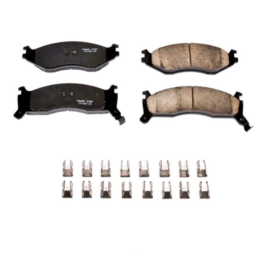 PowerStop 17-521 PowerStop - Z17 Low-Dust Ceramic Brake Pads with Hardware