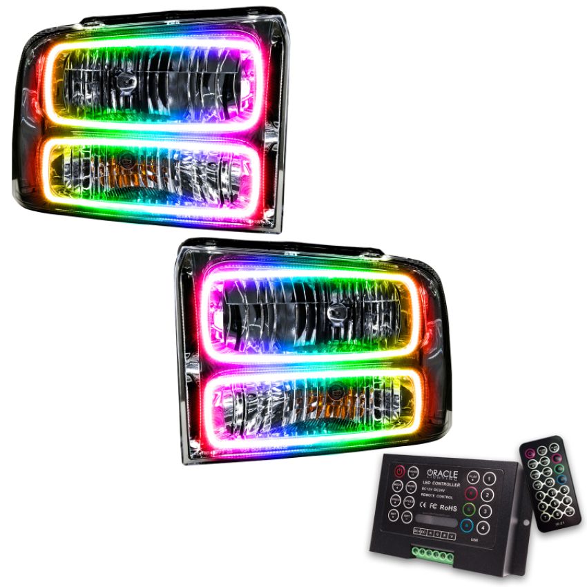 Oracle Lighting 7160-333 SMD Pre-Assembled Headlights, ColorSHIFT(tm) 2.0