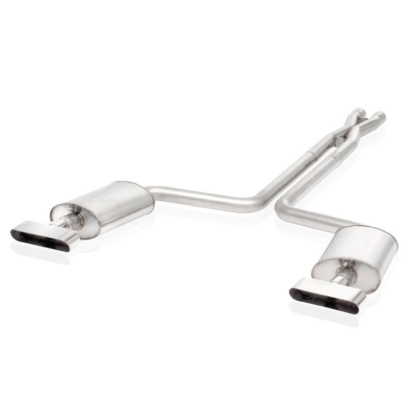 Stainless Works C49296EXHLMF 1992-96 LT1/LT4 Corvette 2-1/2in Exhaust System X-Pipe Turbo S-Tube Mufflers Tips
