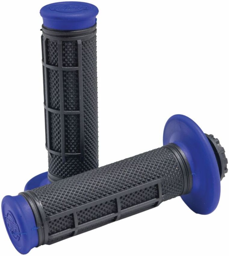 ProTaper 023352 Pro Series Clamp On 1/2 Waffle Blue/Black