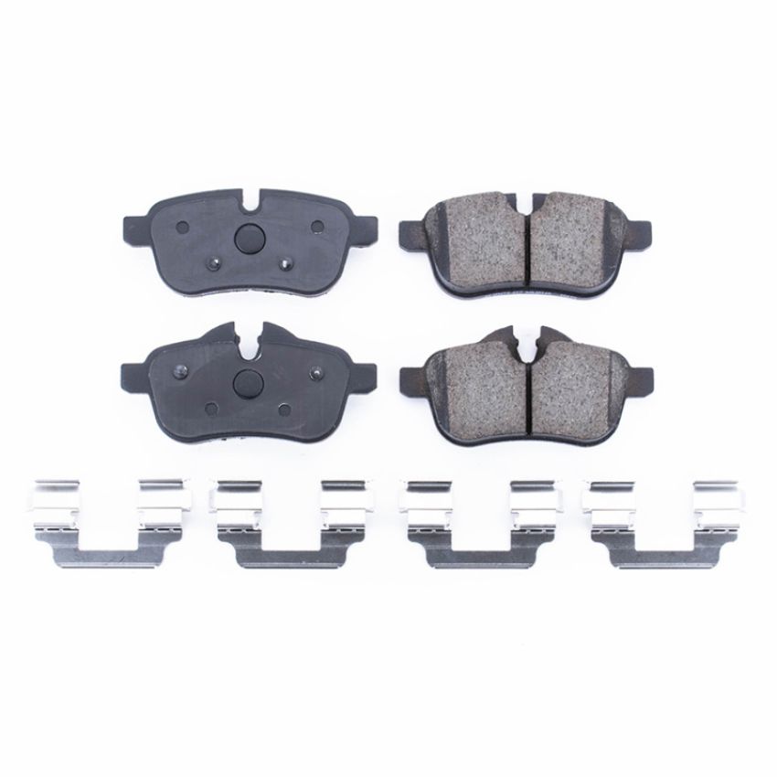 PowerStop 17-1433 PowerStop - Z17 Low-Dust Ceramic Brake Pads with Hardware