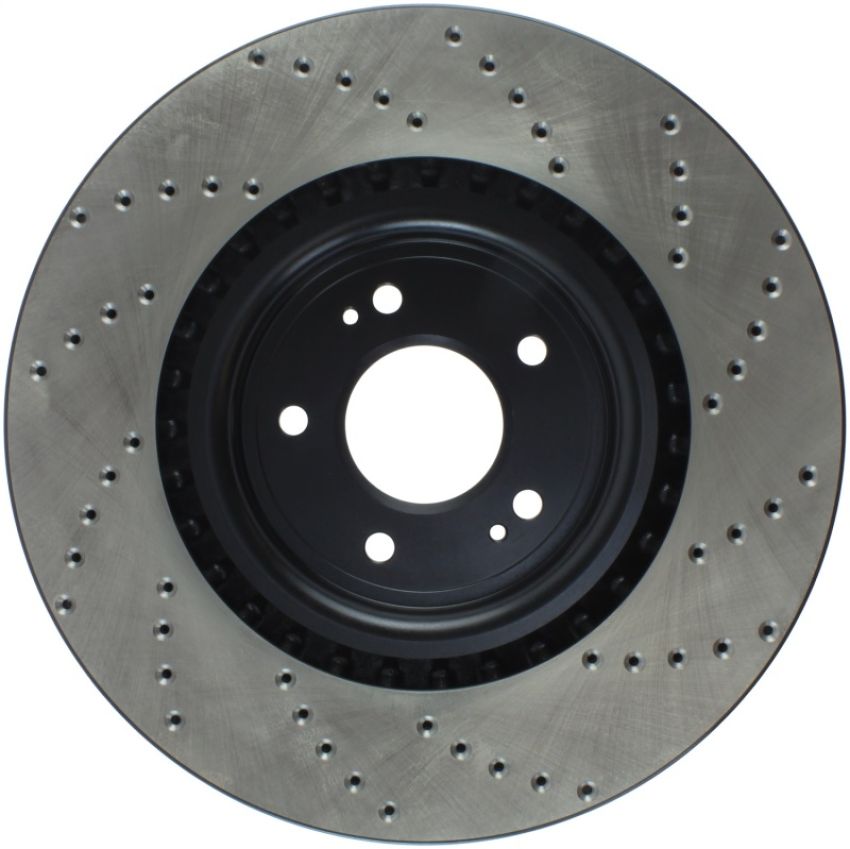Stoptech 128.46076R 08-16 Mitsubishi Lancer Sport Drilled Right Front Rotor