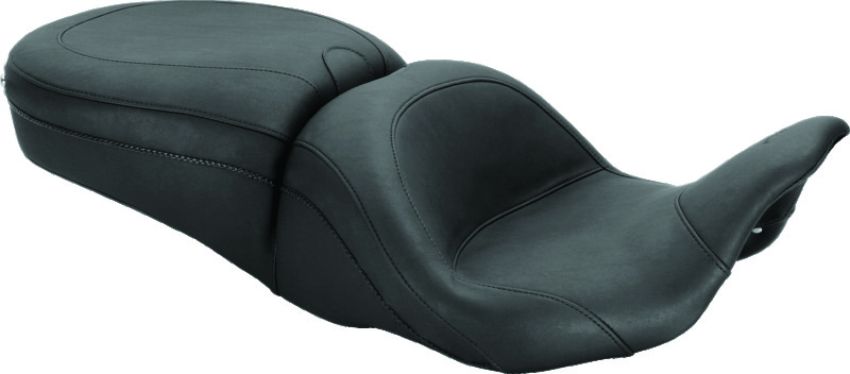 Mustang Motorcycle 79700 Mustang 08-21 Harley Electra Glide, Rd Glide, Rd King, Str Glide Lowdown Touring 1PC Seat - Black