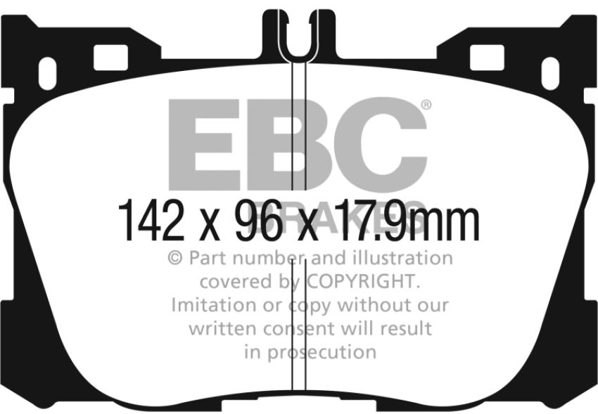 EBC Brakes DP33070C Redstuff Ceramic Low Dust Brake Pads