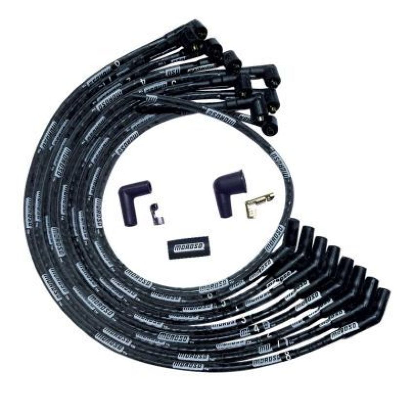MOROSO MOR51573 Ultra Plug Wire Set SBF 351W Black
