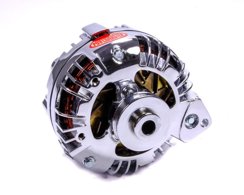 POWERMASTER PWM17519 Chrome Mopar Alternator 95 Amp Single Pulley