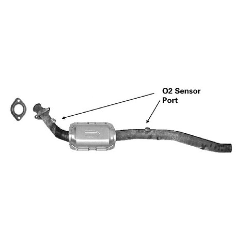 AP Exhaust CATCO 914044 CARB (CA, CO, NY, ME) Compliant Direct Fit OBDII Converter