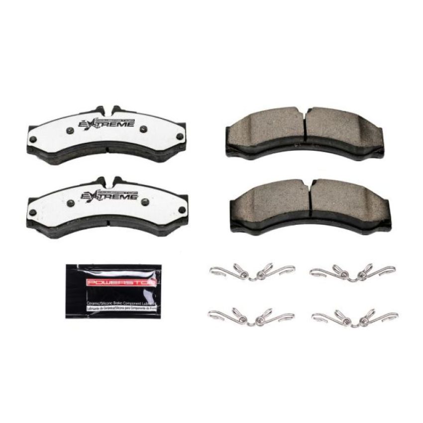 PowerStop Z36-1136 PowerStop - Z36 Truck and SUV Carbon-Fiber Ceramic Brake Pads with Hardware Kit