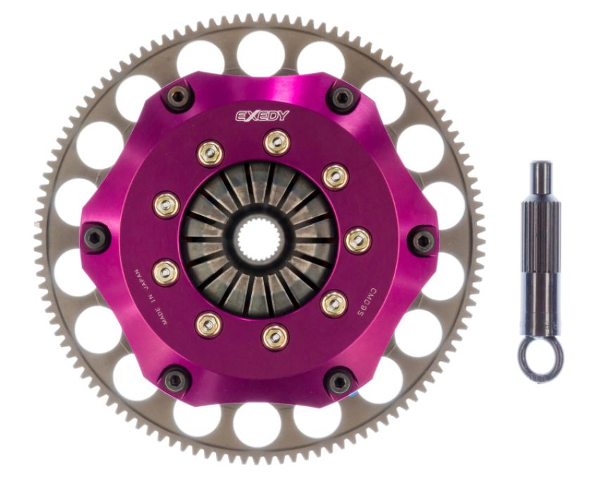Exedy HM022SR 92-01 Acura Integra LS 1.8L Hyper Compe-R Twin Cerametallic Clutch Rigid Disc Push Type Cover
