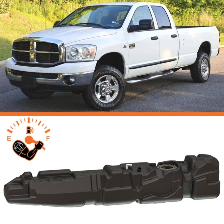 Titan Fuel Tanks 7030303 03-12 RAM 2500/3500 Cummins Crew Cab Long Bed 60 Gallon XXL Mid-Ship Fuel Tank