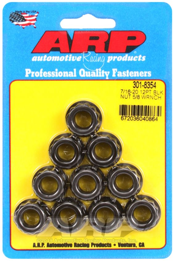 ARP ARP301-8354 7/16-20 12pt. Nuts (10)