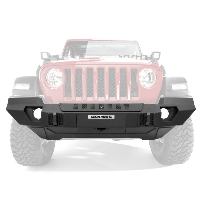 Go Rhino 230121T 07-20 Jeep Wrangler JL/JLU/JK/JKU/Gladiator JT Trailline Front Full Width Bumper