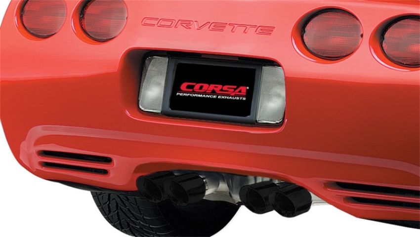 CORSA Performance 14114BLK Corsa 1997-2004 Chevrolet Corvette C5 Z06 5.7L V8 Black Xtreme Cat-Back + XO Exhaust
