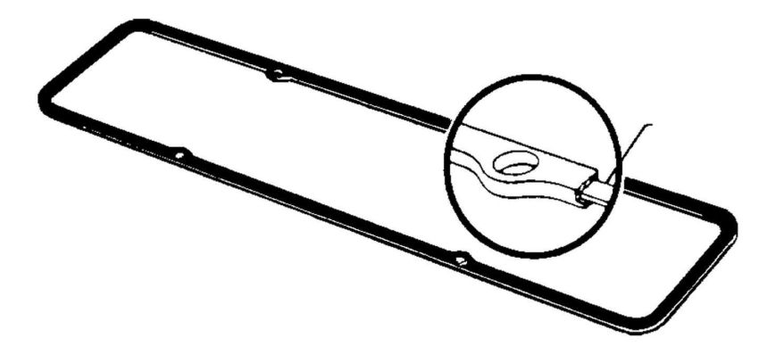 TRANS-DAPT TRA9168 Sb Chevy Vlv Cvr Gaskets