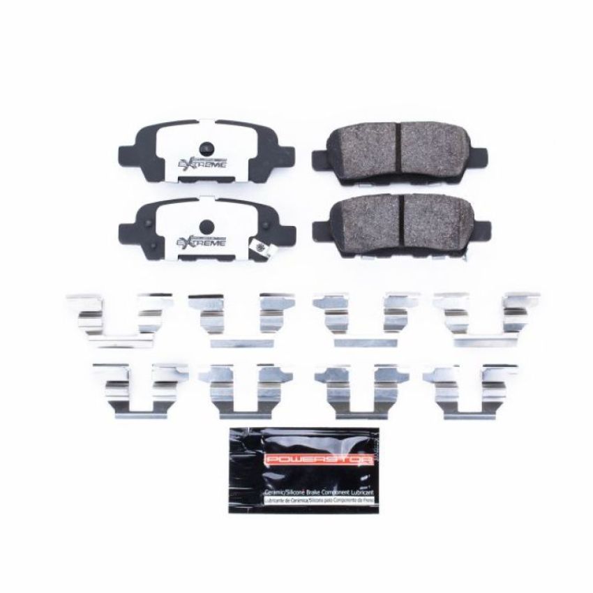 PowerStop Z26-905 PowerStop - Z26 Performance Carbon-Fiber Ceramic Brake Pads with Hardware Kit
