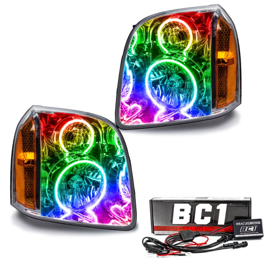 Oracle Lighting 7182-335 2007-2013 GMC Yukon Pre-Assembled LED Halo Headlights
