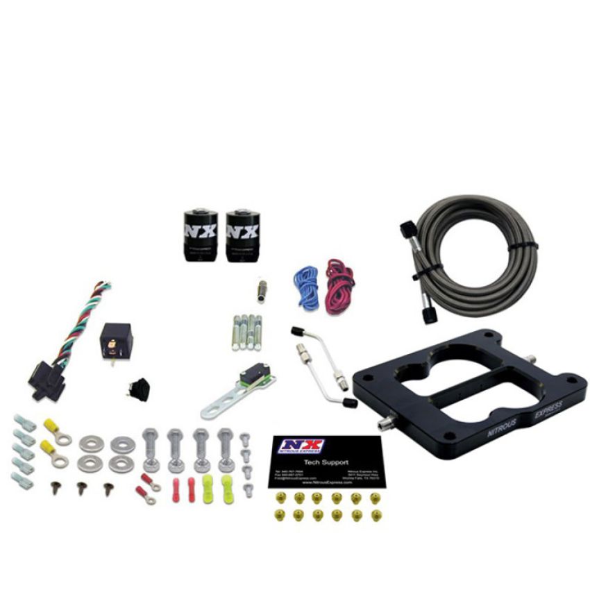 Nitrous Express 30080-00 Q-JET/HOLLEY SPREAD BORE (50-100-150-200-250-300HP) LESS BOTTLE