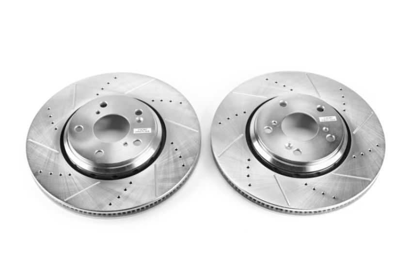 PowerStop JBR1730XPR PowerStop Evolution Performance Drilled, Slotted & Plated Brake Rotor Pair