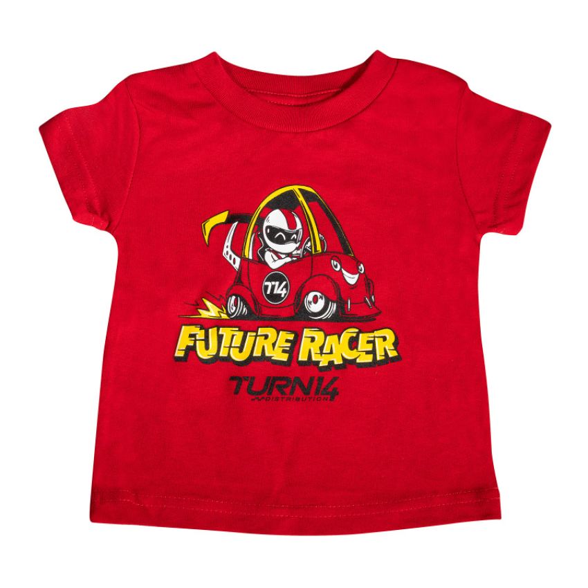 Turn 14 Distribution C9920 Baby Future Racer Tshirt - Red