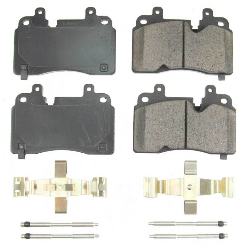 PowerStop 17-8007 PowerStop - Z17 Low-Dust Ceramic Brake Pads with Hardware