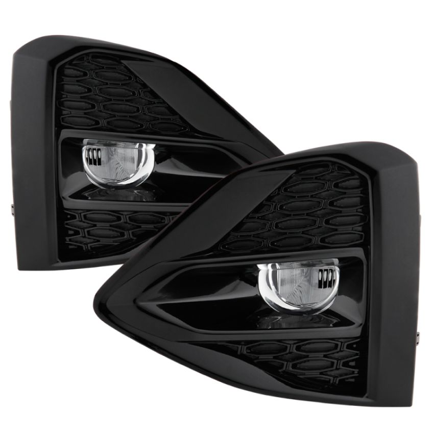 SPYDER 5087096 OEM Style Full LED Fog Lights w/OEM Fit Switch - Clear