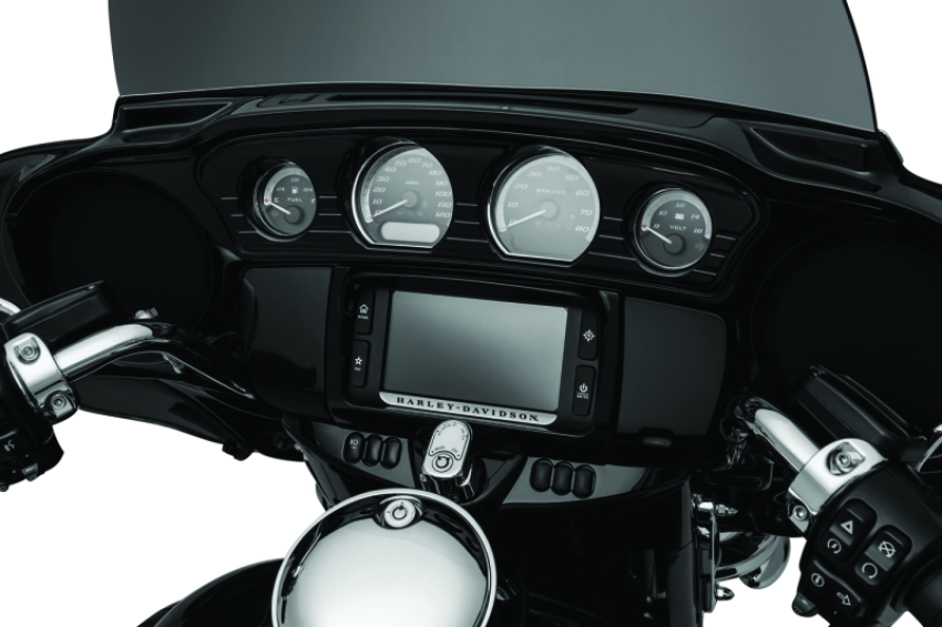 Kuryakyn 7278 Switch Panel Acccent 14-Up Touring Models Gloss Black
