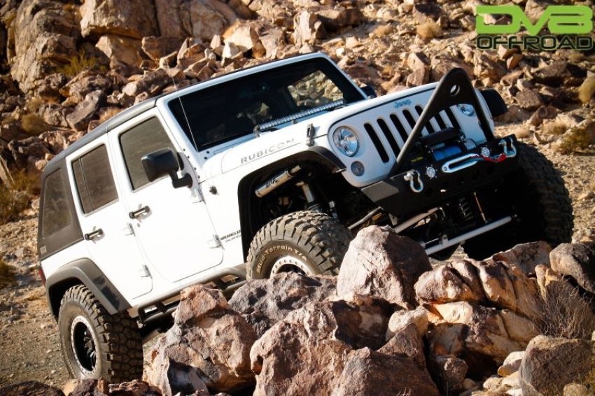 DV8 Offroad HT07FB42 07-18 Jeep Wrangler JK 2 Piece Fast Back Hard Top 4 Door - Black (DS Only)