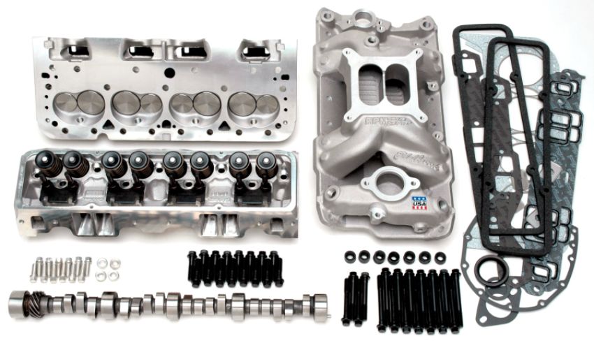 Edelbrock 2099 435Hp Total Power Package Top-End Kit for Use On 1955 And Later SB-Chevy