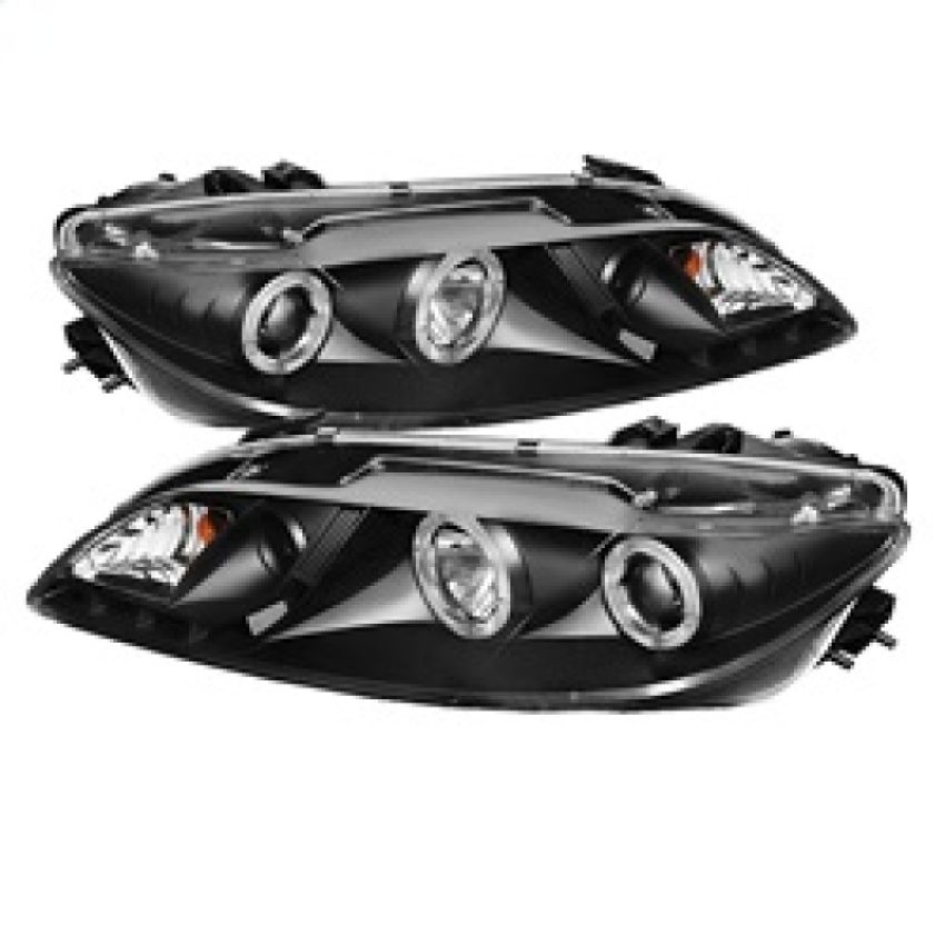 SPYDER 5042538 Projector Headlights - LED Halo - DRL - Black
